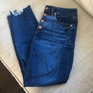 Like new Loft curvy high waist skinny jeans - 27/4